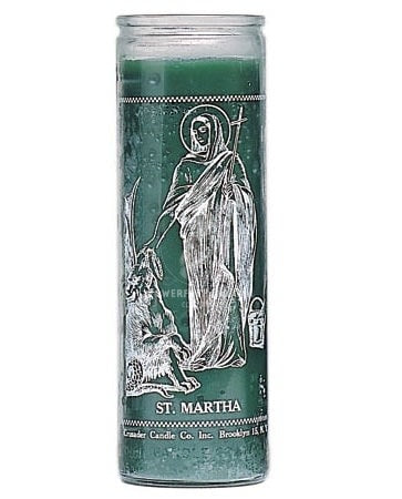 Saint Martha Crusader Candle