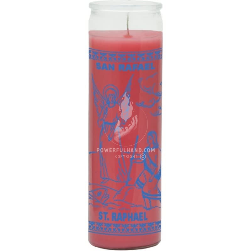 Saint Raphael Crusader Candle