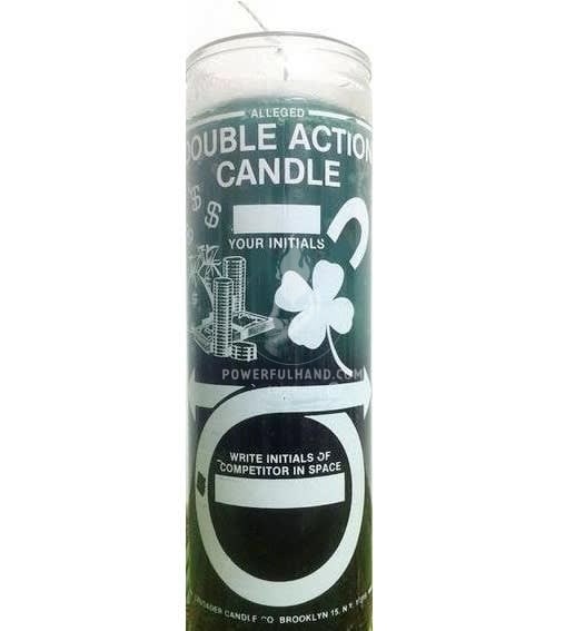 Double Action Money Crusader Candle