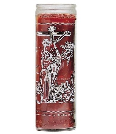 Saint Francis Of Assisi Crusader Candle