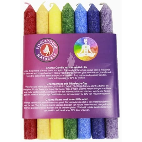 Chakra Dinner Candles