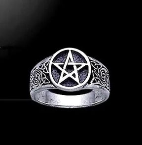 Pentagram Pentacle Ring Powerfulhand.com