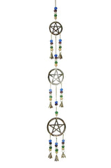 3 Pentacle Brass Wind Chime