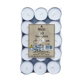 Preços Tealights Brancos (Pacote de 30)