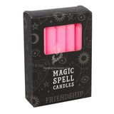 Bougies magiques roses