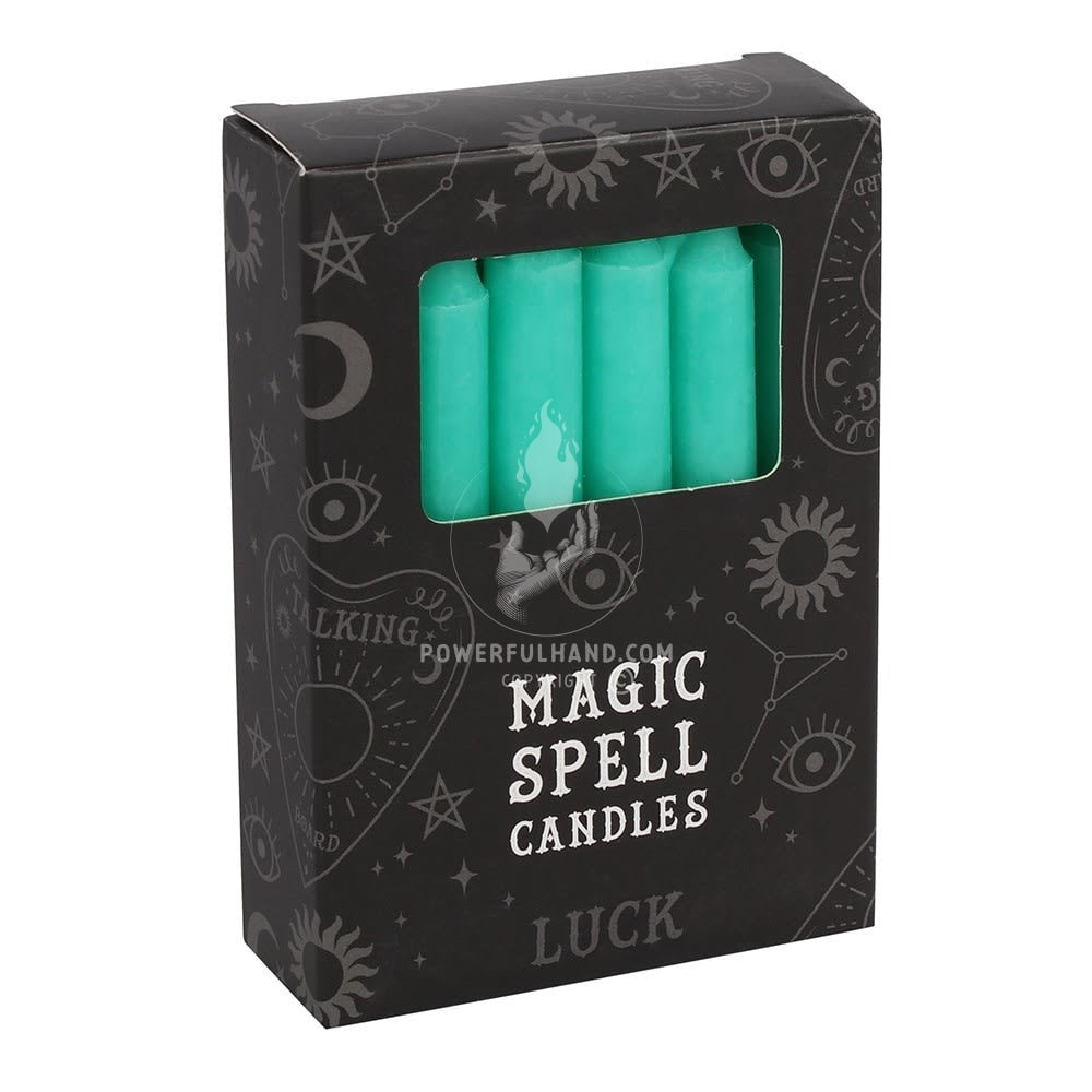 Bougies de sorts magiques vertes