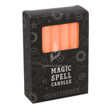 Bougies de sorts magiques orange