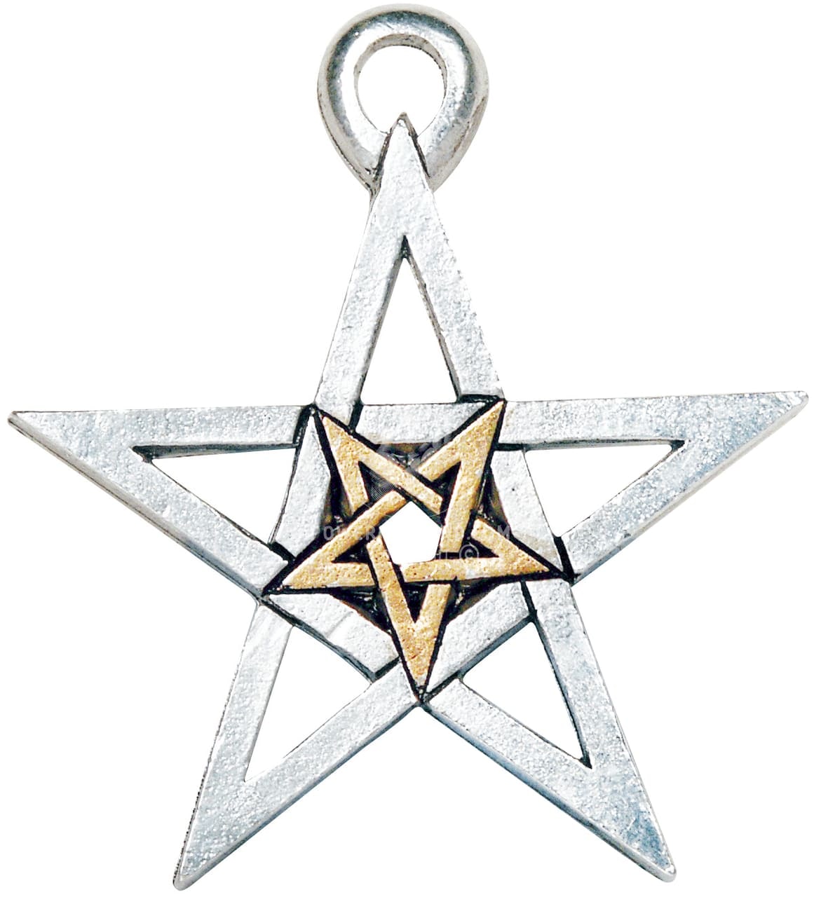 Double Pentagram Pendant