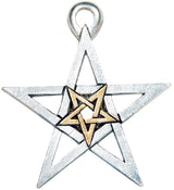 Double Pentagram Pendant