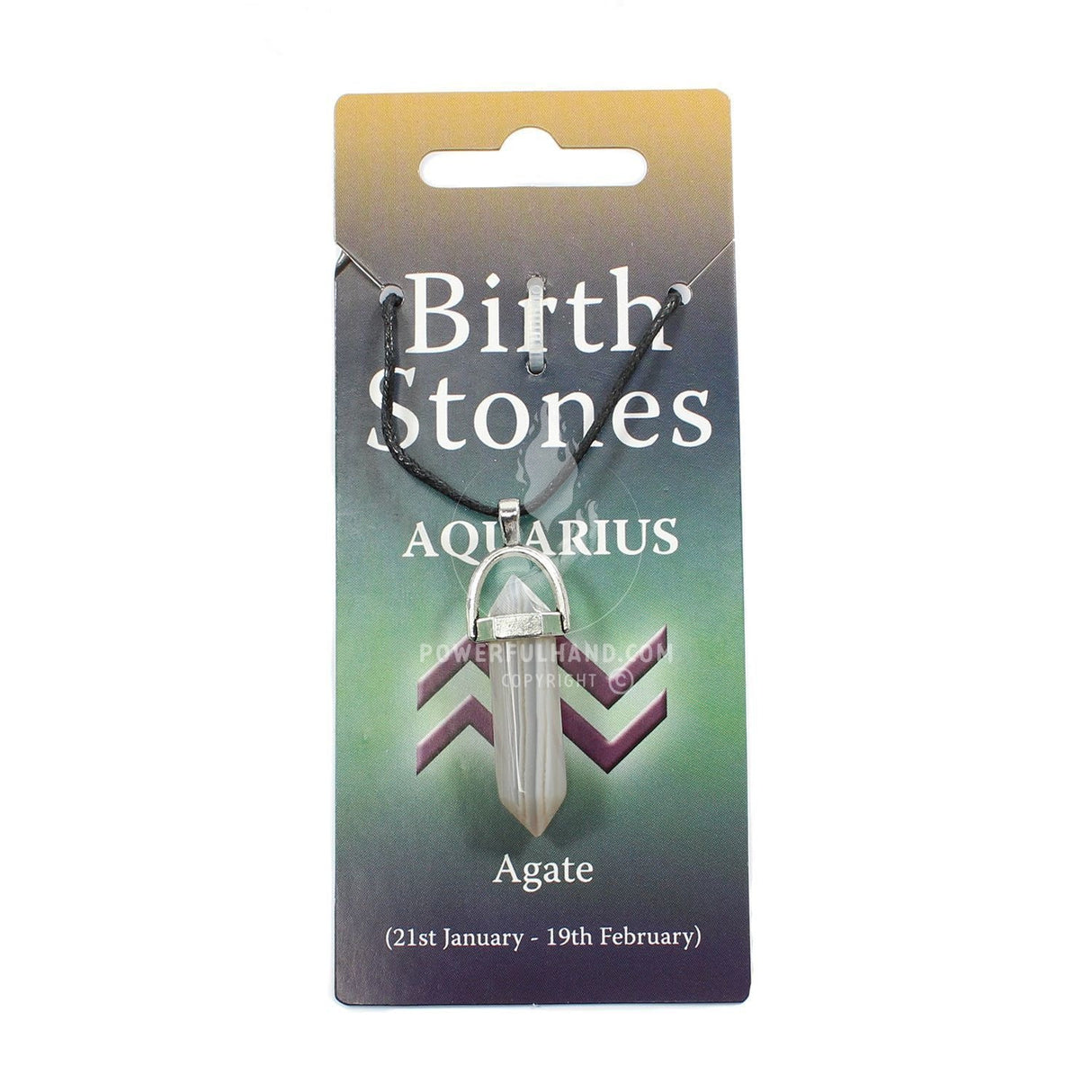 Aquarius Birthstone Pendant