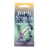 Sagittarius Birthstone Chip Bracelet