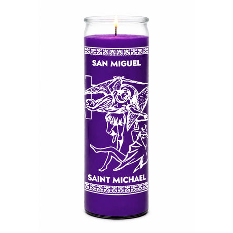 Saint Michael Candle Powerfulhand.com
