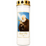 Saint Pio Large Pillar Candle CBC Distributors