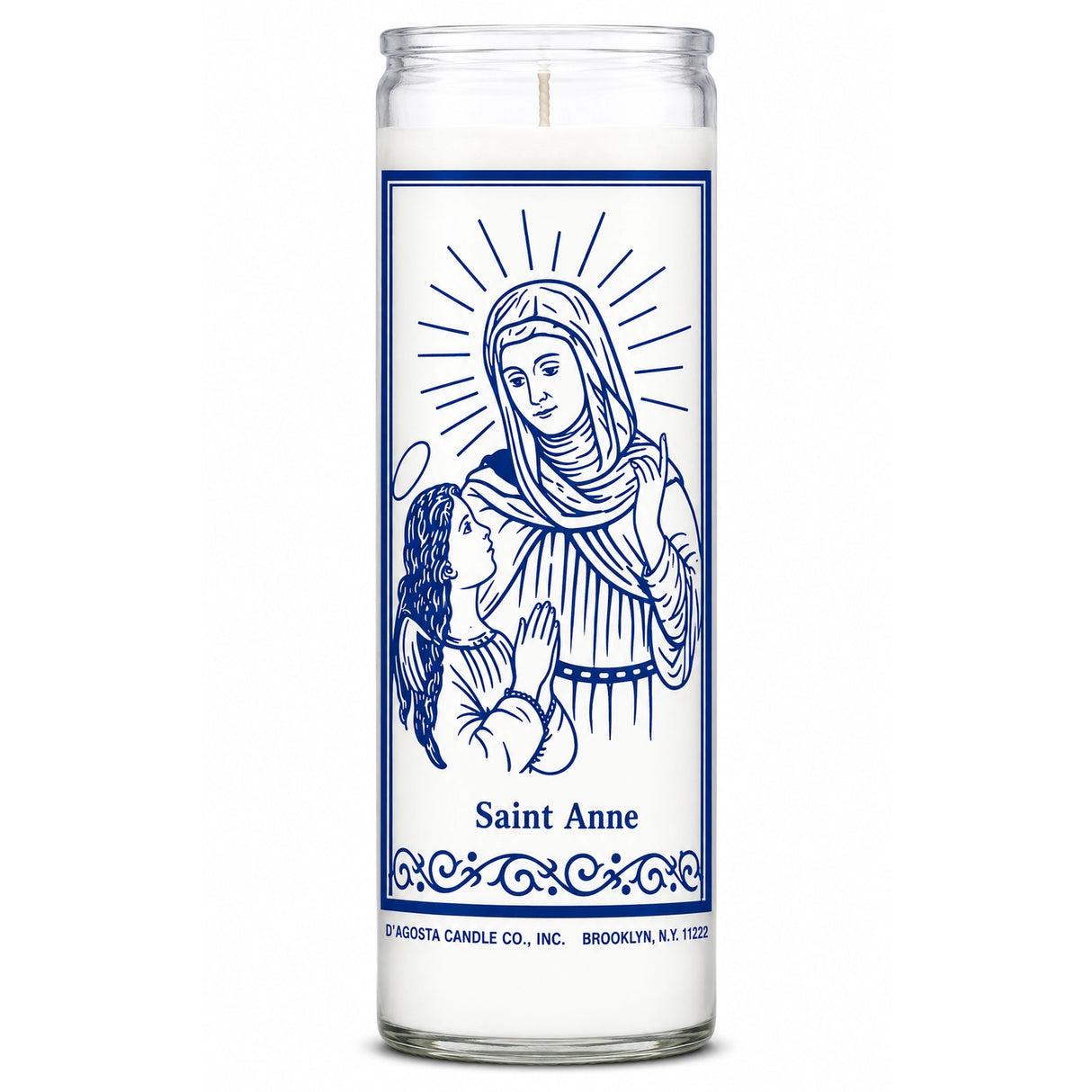 Saint Anne Crusader Candle Powerfulhand.com
