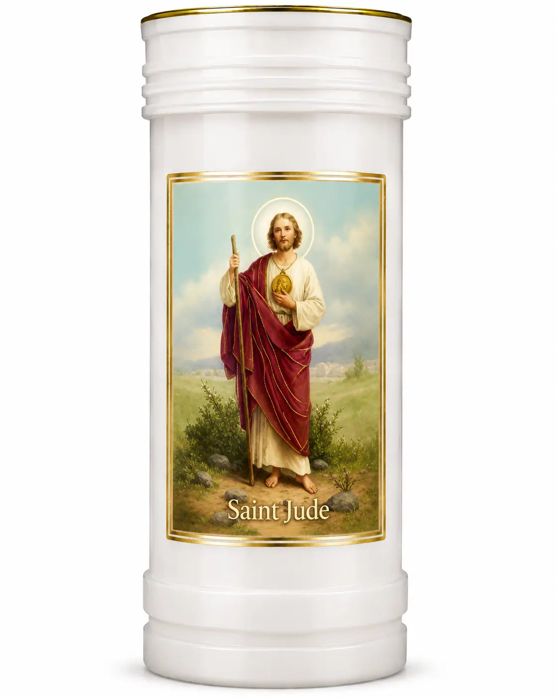 Saint Jude Pillar Candle CBC Distributors