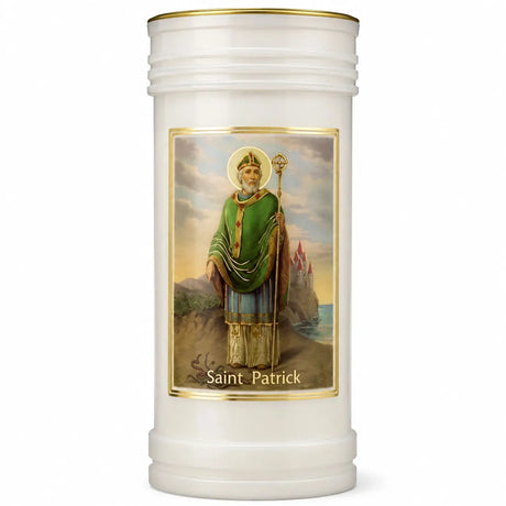 Saint Patrick Pillar Candle CBC Distributors