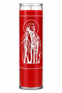 Saint Peter Crusader Candle — white studio background