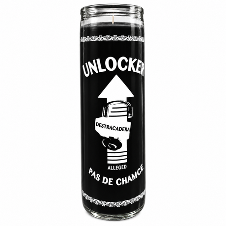 unlocker candle – Black wax (colour illustration)