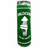 unlocker candle – Green wax (colour illustration)