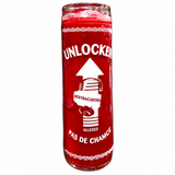 unlocker candle – Red wax (colour illustration)