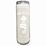 unlocker candle – White wax (colour illustration)