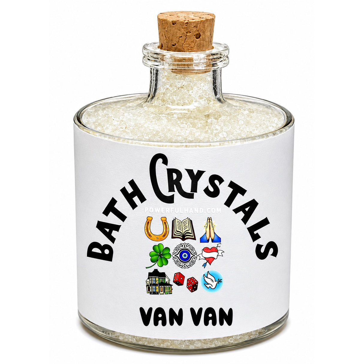 Van Van Bath Salt Crystals Blessed Horseshoe Products