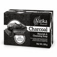 Vatika Naturals Charcoal Soap 100g carton on a white background