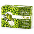 Vatika Naturals Olive Soap 100g carton on a white background